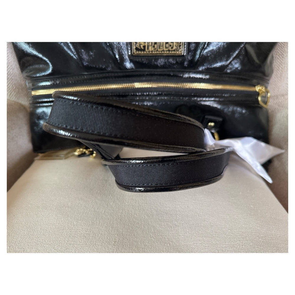 Coach Poppy Daisy Patent Leather Gloss Shoulder Bag - Picture 5 of 8